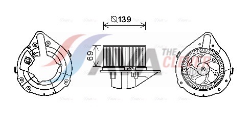 Interior Blower - AI8372 AVA QUALITY COOLING