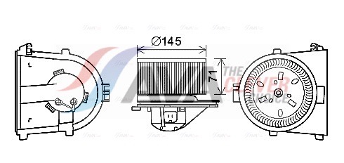 vidaus pūtiklis - AI8376 AVA QUALITY COOLING