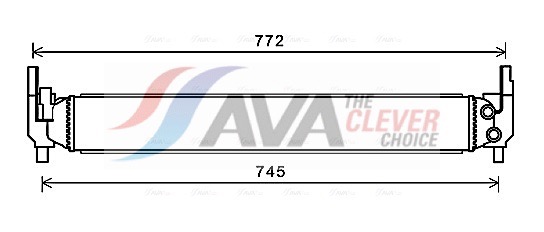 Radiator, engine cooling - AIA2346 AVA QUALITY COOLING