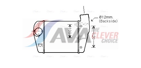 Intercooler, charger - AIA4350 AVA QUALITY COOLING