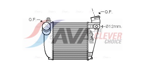 Intercooler - AIA4354 AVA QUALITY COOLING