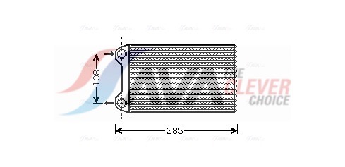 Heat Exchanger, interior heating - AIA6223 AVA QUALITY COOLING
