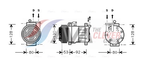 Compressor, air conditioning - ALAK009 AVA QUALITY COOLING