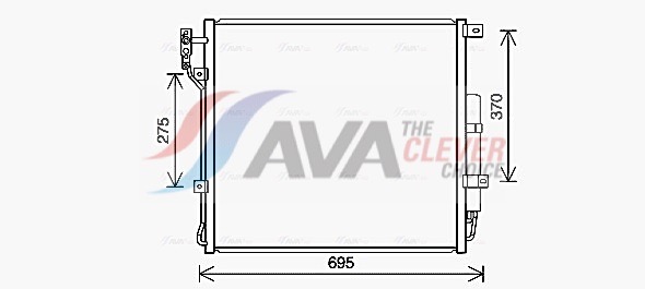 Condensatore, Climatizzatore - AU5227D AVA QUALITY COOLING