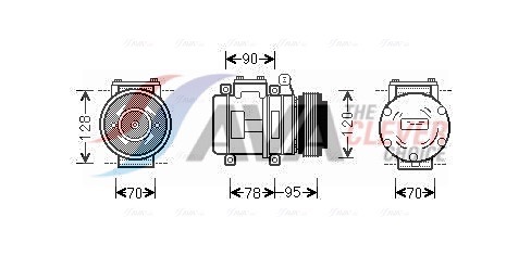 Compressore, Climatizzatore - AUAK028 AVA QUALITY COOLING