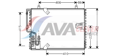Condenser, air conditioning - BW5183 AVA QUALITY COOLING