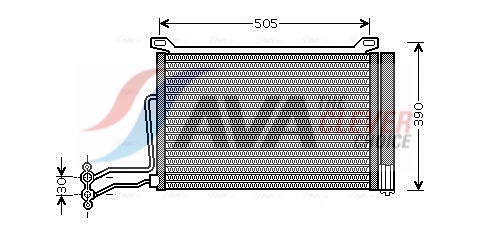 Condenser, air conditioning - BW5264D AVA QUALITY COOLING