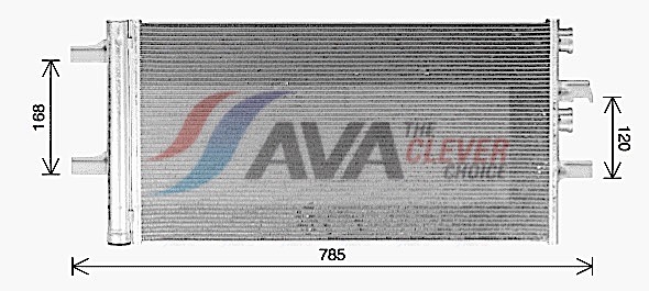 Конденсатор, кондиционер - BW5603D AVA QUALITY COOLING