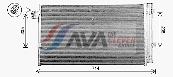 Конденсатор, кондиционер - BW5609D AVA QUALITY COOLING