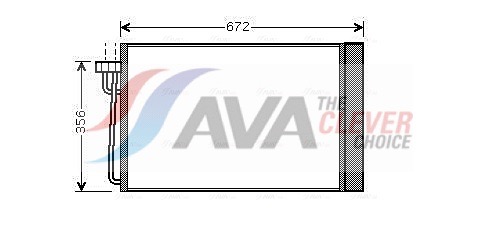Condensatore, Climatizzatore - BWA5267D AVA QUALITY COOLING