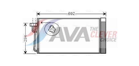Condensatore, Climatizzatore - BWA5273D AVA QUALITY COOLING