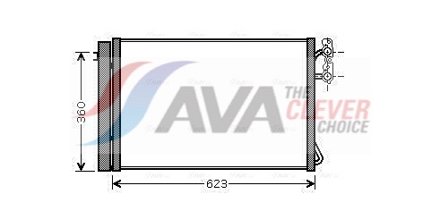 Condensatore, Climatizzatore - BWA5295D AVA QUALITY COOLING