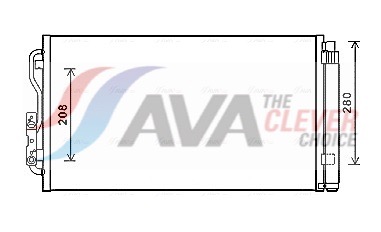 Condenser, air conditioning - BWA5434D AVA QUALITY COOLING