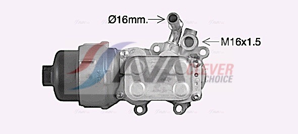 Radiatore olio, Olio motore - CN3307H AVA QUALITY COOLING