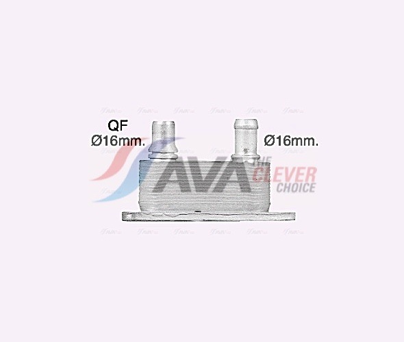 alyvos aušintuvas, variklio alyva - CN3327 AVA QUALITY COOLING