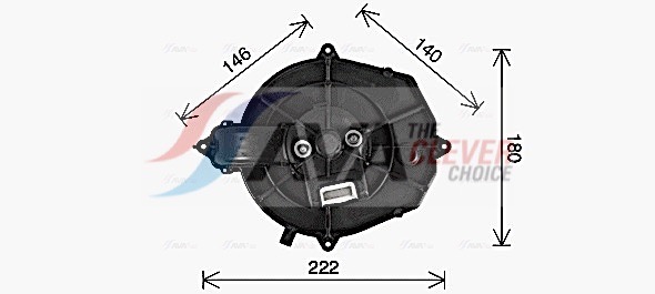 Interior Blower - CN8329 AVA QUALITY COOLING