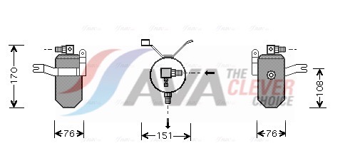 Dryer, air conditioning - CND184 AVA QUALITY COOLING