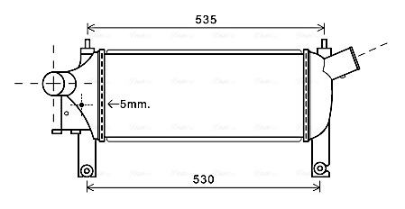 Intercooler, charger - DNA4339 AVA QUALITY COOLING
