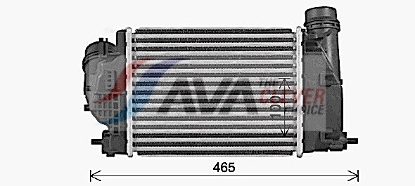 Intercooler, charger - DN4469 AVA QUALITY COOLING