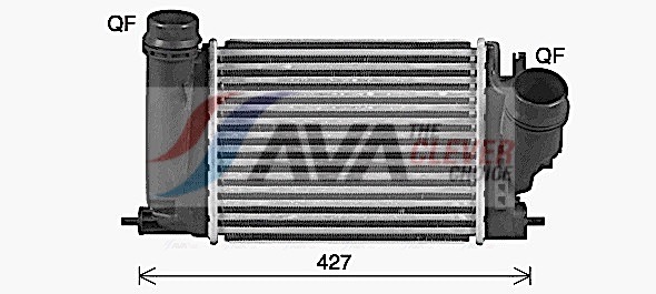 Интеркулер - DN4469 AVA QUALITY COOLING