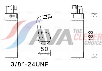 Dryer, air conditioning - DND285 AVA QUALITY COOLING