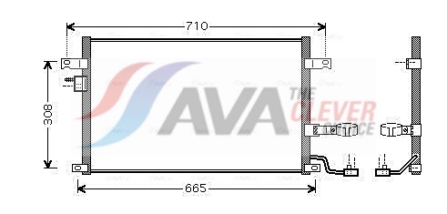 Condensatore, Climatizzatore - DW5056D AVA QUALITY COOLING