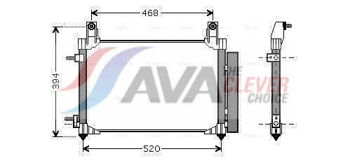 Condensatore, Climatizzatore - DW5081D AVA QUALITY COOLING