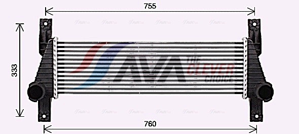 Интеркулер - FD4655 AVA QUALITY COOLING