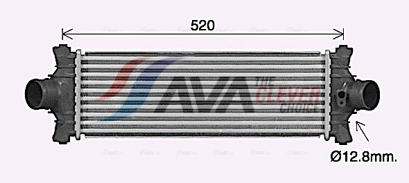 Интеркулер - FD4677 AVA QUALITY COOLING