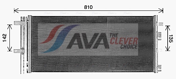Конденсатор, кондиционер - FD5659D AVA QUALITY COOLING