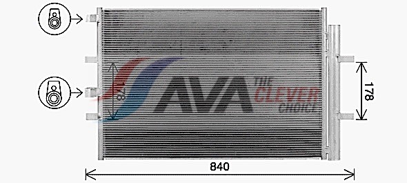 Конденсатор, кондиционер - FD5675D AVA QUALITY COOLING