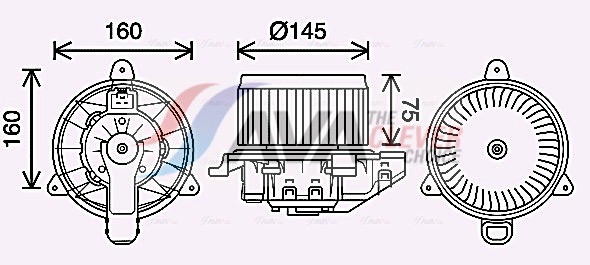 Interior Blower - FD8626 AVA QUALITY COOLING