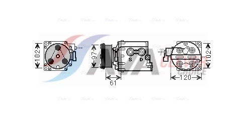 Compressore, Climatizzatore - FDAK436 AVA QUALITY COOLING