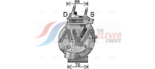 Compressor, air conditioning - FDAK674 AVA QUALITY COOLING