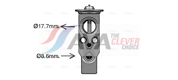 Expansion Valve, air conditioning - FT1479 AVA QUALITY COOLING