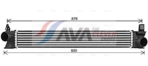 Интеркулер - FT4482 AVA QUALITY COOLING