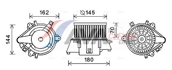 Interior Blower - FT8438 AVA QUALITY COOLING