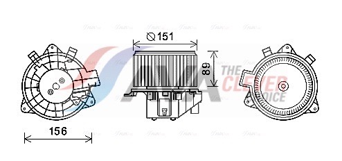 Interior Blower - FT8439 AVA QUALITY COOLING