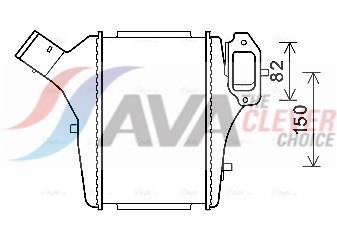 Intercooler - HD4286 AVA QUALITY COOLING