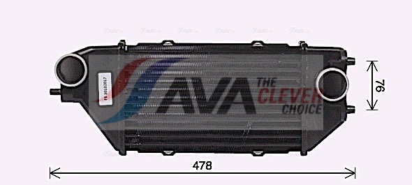 Intercooler - HD4319 AVA QUALITY COOLING