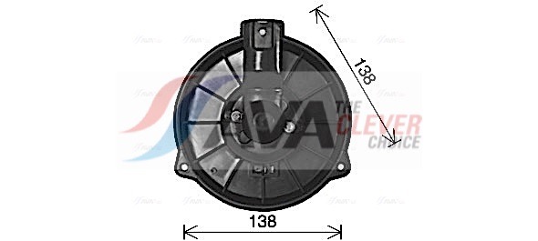 Вентилятор салона - HD8318 AVA QUALITY COOLING