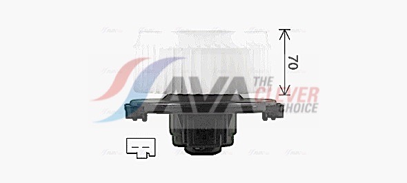 Interior Blower - HD8326 AVA QUALITY COOLING