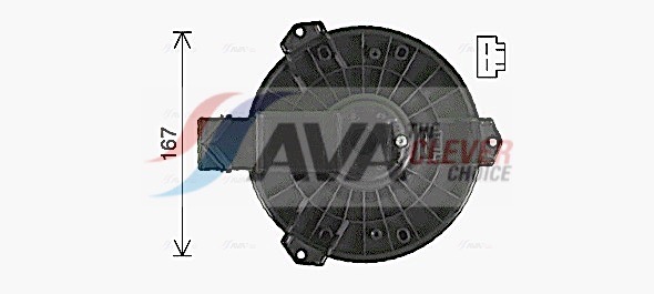Вентилятор салона - HD8327 AVA QUALITY COOLING