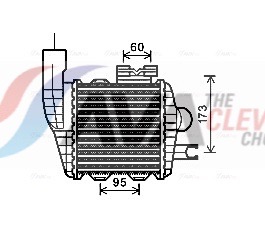 Intercooler - HY4226 AVA QUALITY COOLING