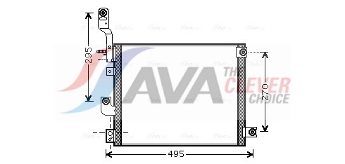 Condensatore, Climatizzatore - HY5194 AVA QUALITY COOLING