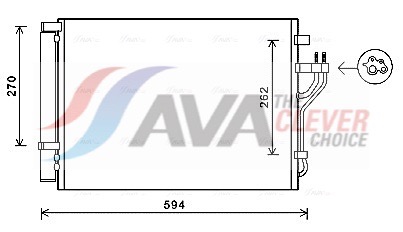 Condensatore, Climatizzatore - HY5280D AVA QUALITY COOLING
