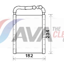 Heat Exchanger, interior heating - HY6356 AVA QUALITY COOLING