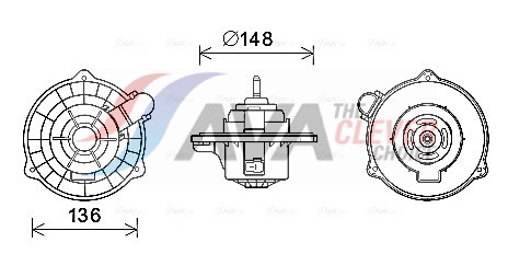 Ventilatore abitacolo - HY8404 AVA QUALITY COOLING