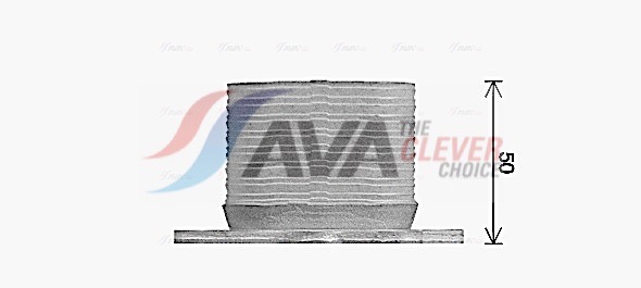 Oil Cooler, engine oil - JE3079 AVA QUALITY COOLING