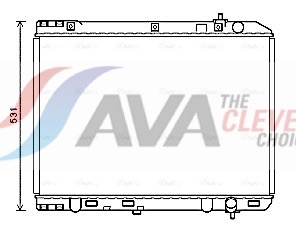 Radiator, engine cooling - KA2246 AVA QUALITY COOLING
